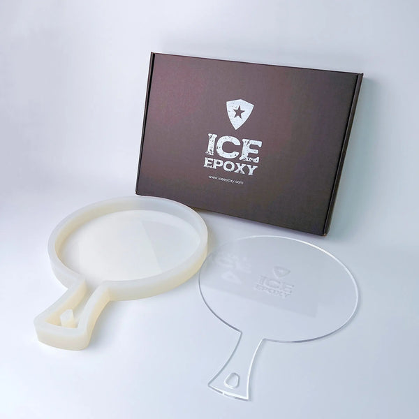 Reusable Silicone Casting Epoxy Molds (including Acrylic template) Ice Epoxy