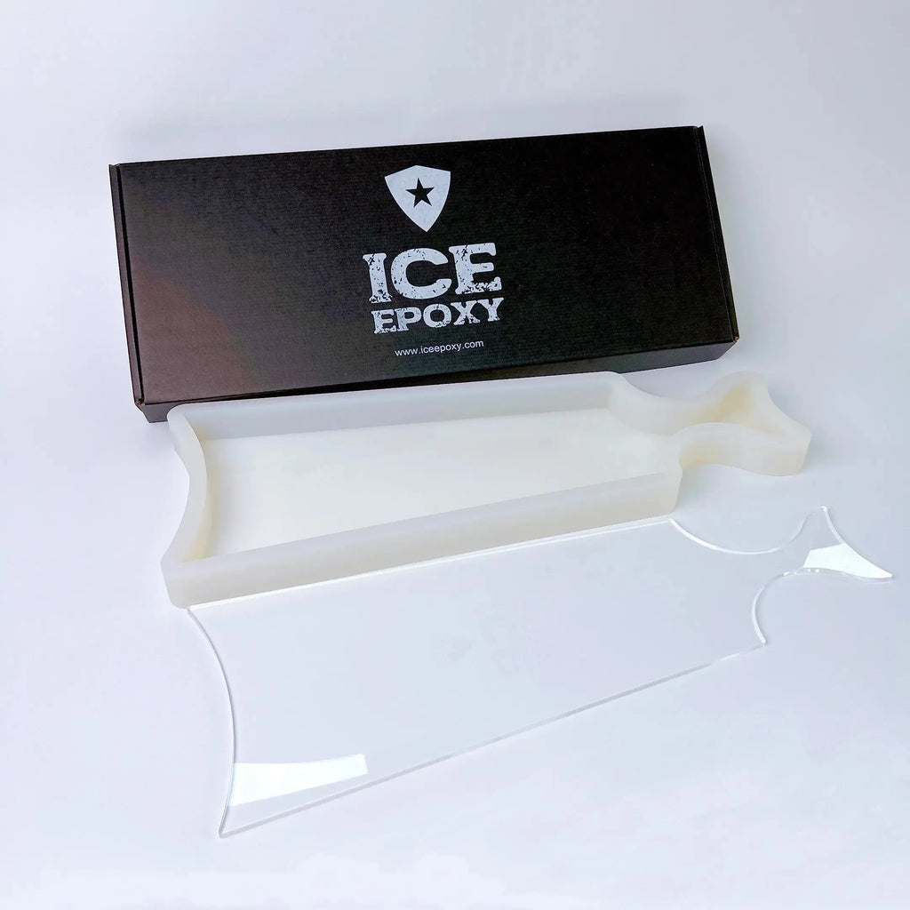 Reusable Silicone Casting Epoxy Molds (including Acrylic template) Ice Epoxy