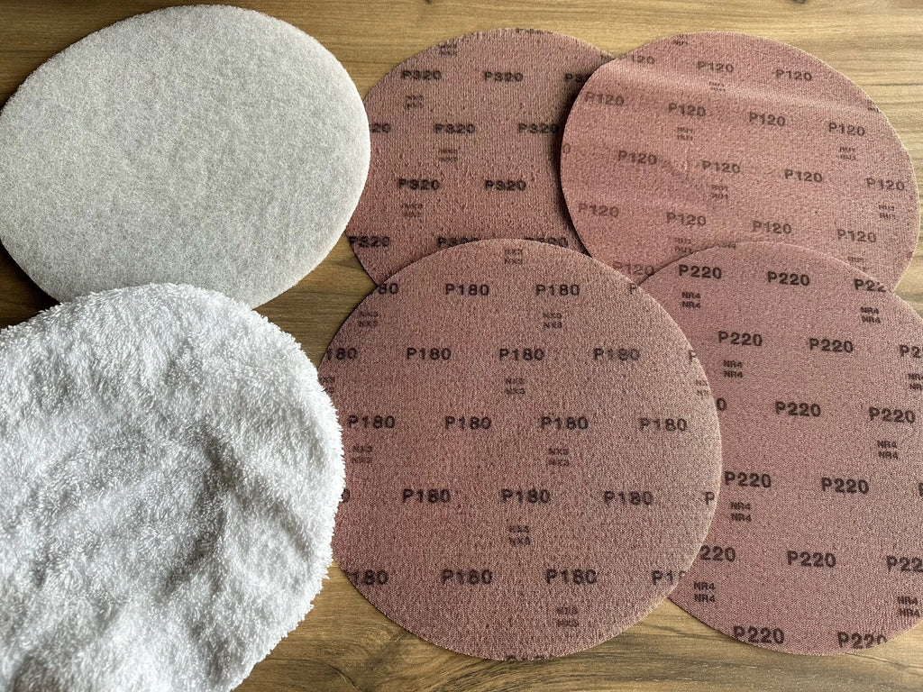 Gem Industry 11" sand paper / polishing pad Ice Epoxy