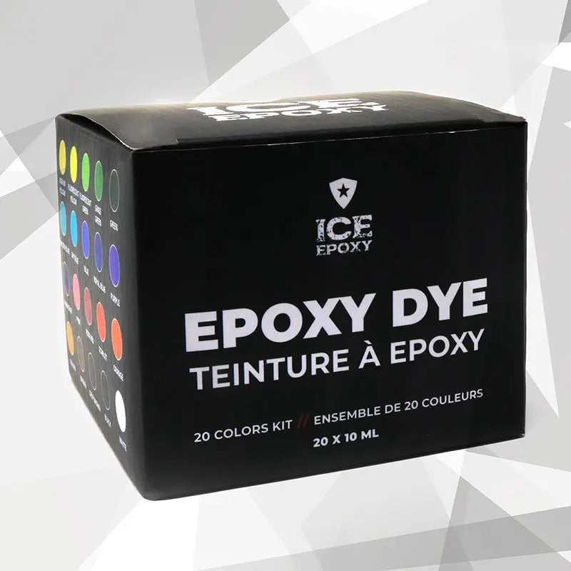 Kit of 20 Dye Colors Ice Epoxy