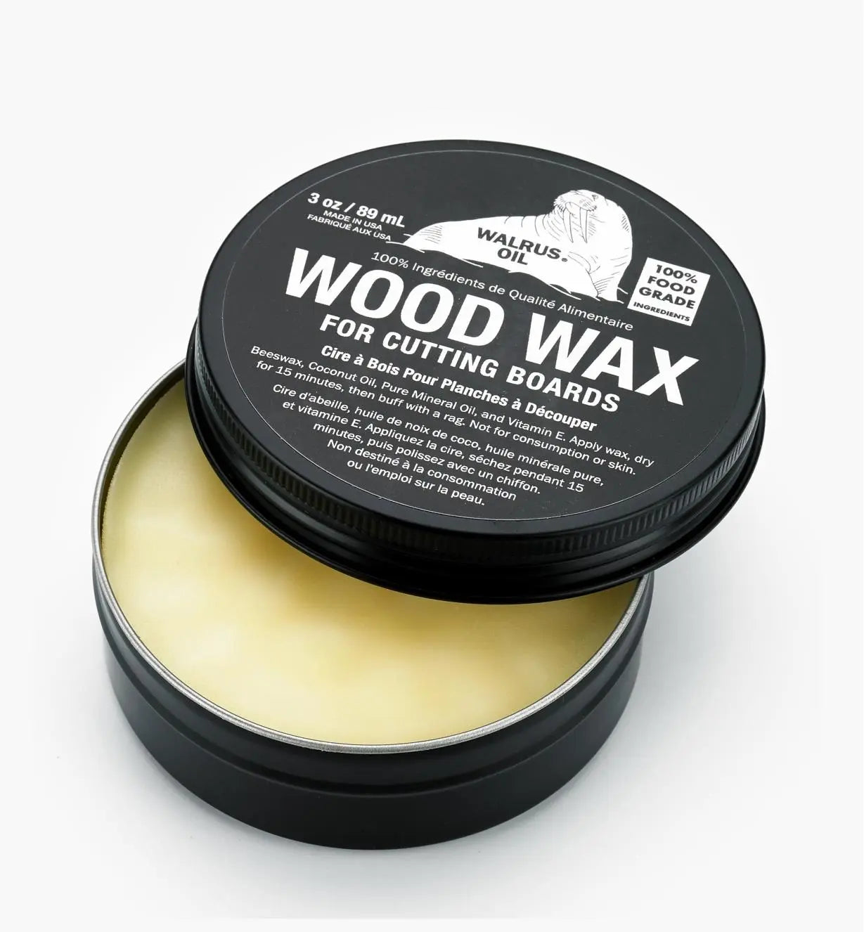 WALRUS Wood Wax for Cutting Boards | Ice Epoxy